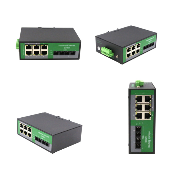 Rugged 8 Port Ethernet + 2 Port SFP Industrial SwitchWPX-C28G