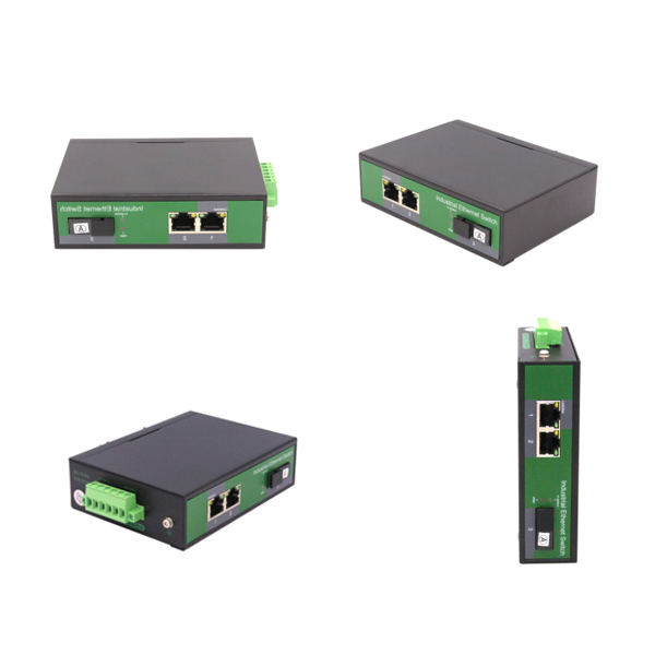 2 Port RJ45+1 Port optical Industrial media convertor, 1000Mbps 19 (Single-Mode (Tx1310nm and Rx1550 for each) ,Single,SC 20km) output max WPX-C12F-SC20 (2)
