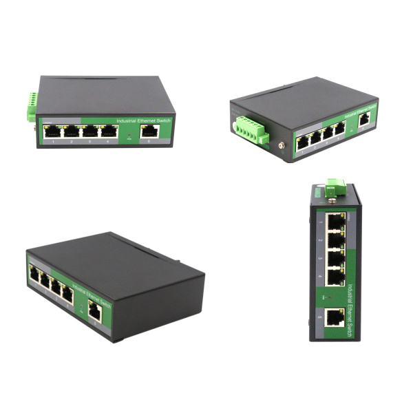 Cost effective 5 Port Industrial switch 100Mbps , 4 port PoE output, metal case, suites for rough environment at -40 ~75 ℃, a best choice for OEM wholesaler, distrib