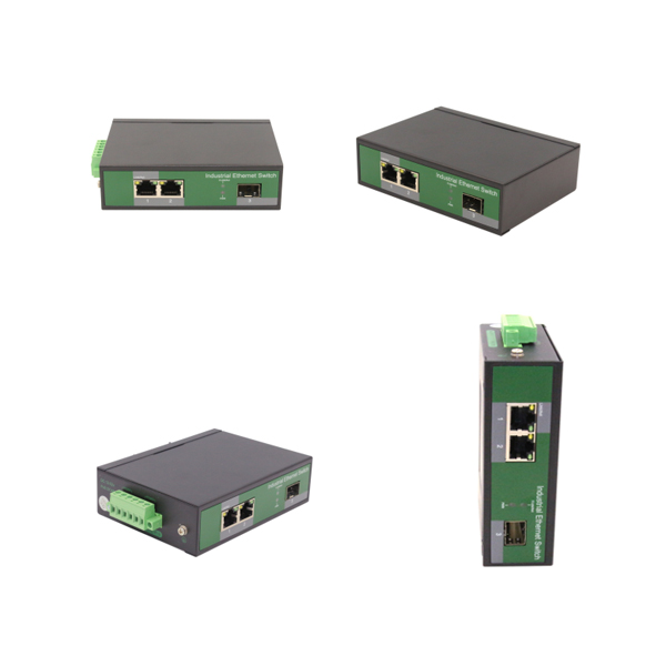 2 Port RJ45+1 Port optical Industrial media convertor, 1000Mbps 2 Port PoE output max.60W WPX-12GP-SFP