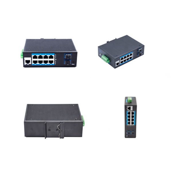 8 ports 10100Base-Tx RJ45 + 2G SFP managed industrial switch, L2 Ethernet switch, IP40 protection grade slot-type chassis switch, model WPX-GFS-M-SFP