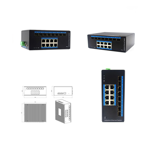 8-Port L2+ Industrial Managed PoE Switch with SFPWPX-88BGS-SFP  