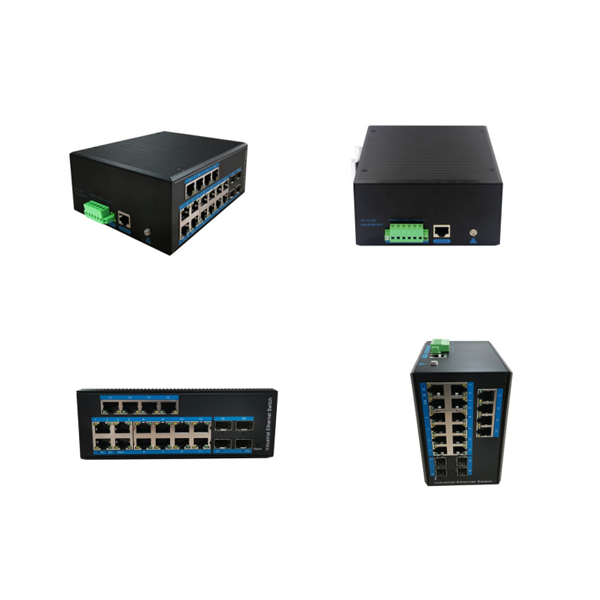 Industrial L2+ Managed PoE Switch with 16 RJ45 & 4 SFP Ports  1000MbpsWPX-416BGSP-SFP 