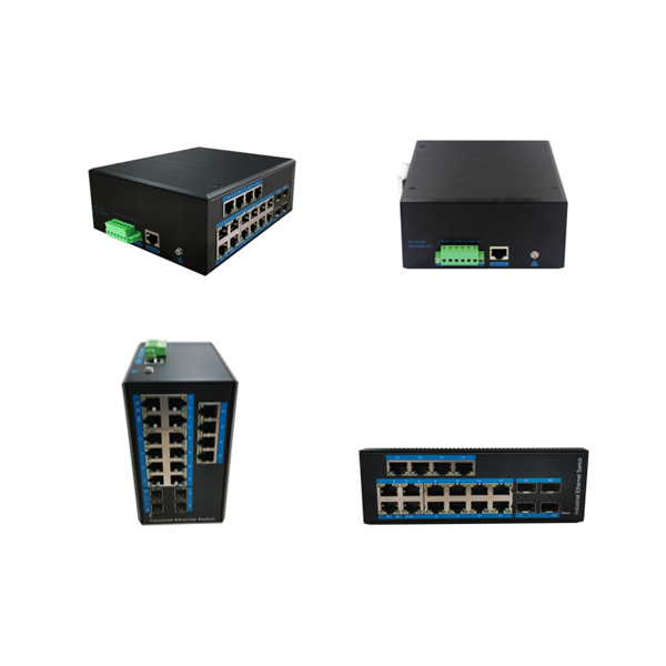 Alliuminun L2+ Managed Industrial Ethernet Switch 16 RJ45 PortsWPX-416BGS-SFP